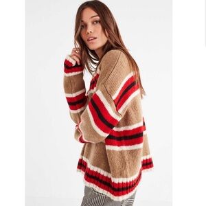 BOGO ⚡️ Urban Outfitters Boyfriend Slouchy Striped Oversized Sweater